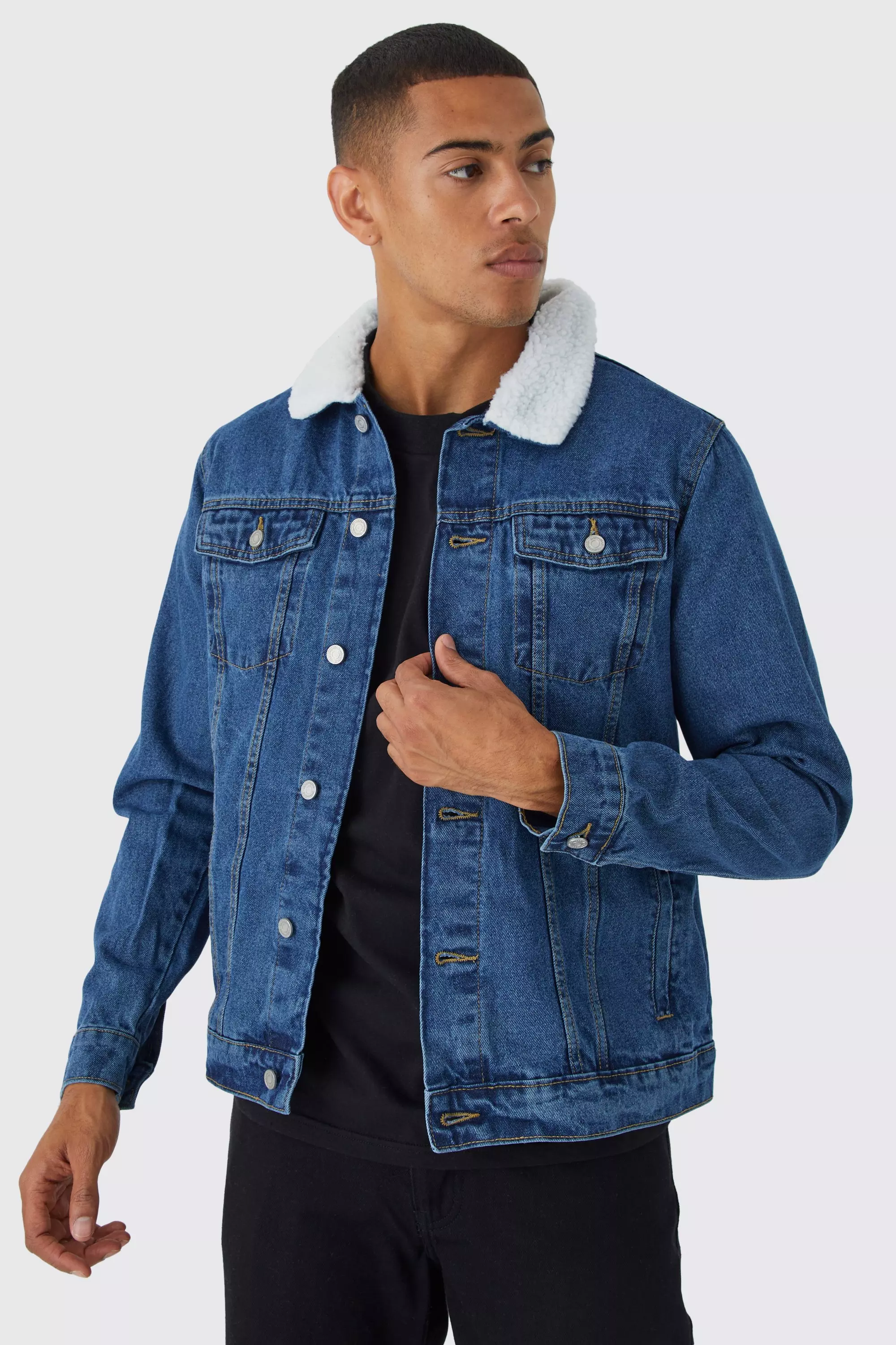 Levis veste discount en jean mouton